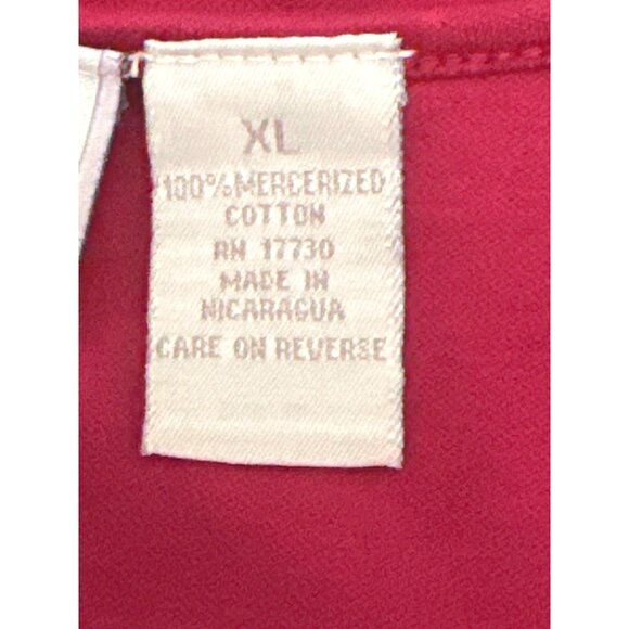 Collection by Cherokee XL Burgundy Dressy Sleeveless V Neck Tank Top Cami - Picture 5 of 8